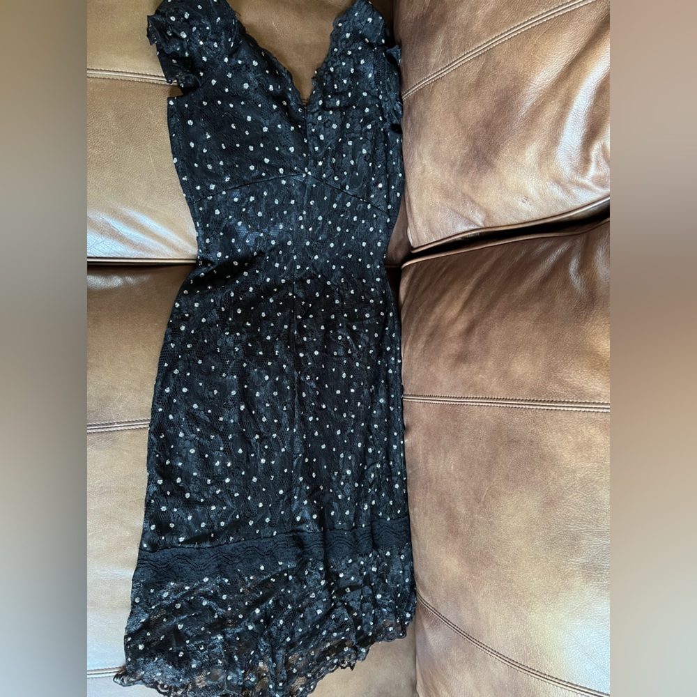 Women’s Alexia Admor Black Lace and Rhinestone Dress - Picture 5 of 8